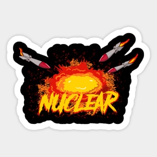 nuclear explosion Sticker